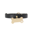 Love & Leather Collar Gold Tag 